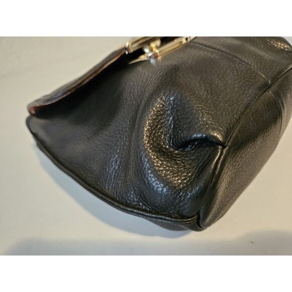 B. Makowsky Black Soft Leather Crossbody Purse 8x7x3 - Picture 8 of 12